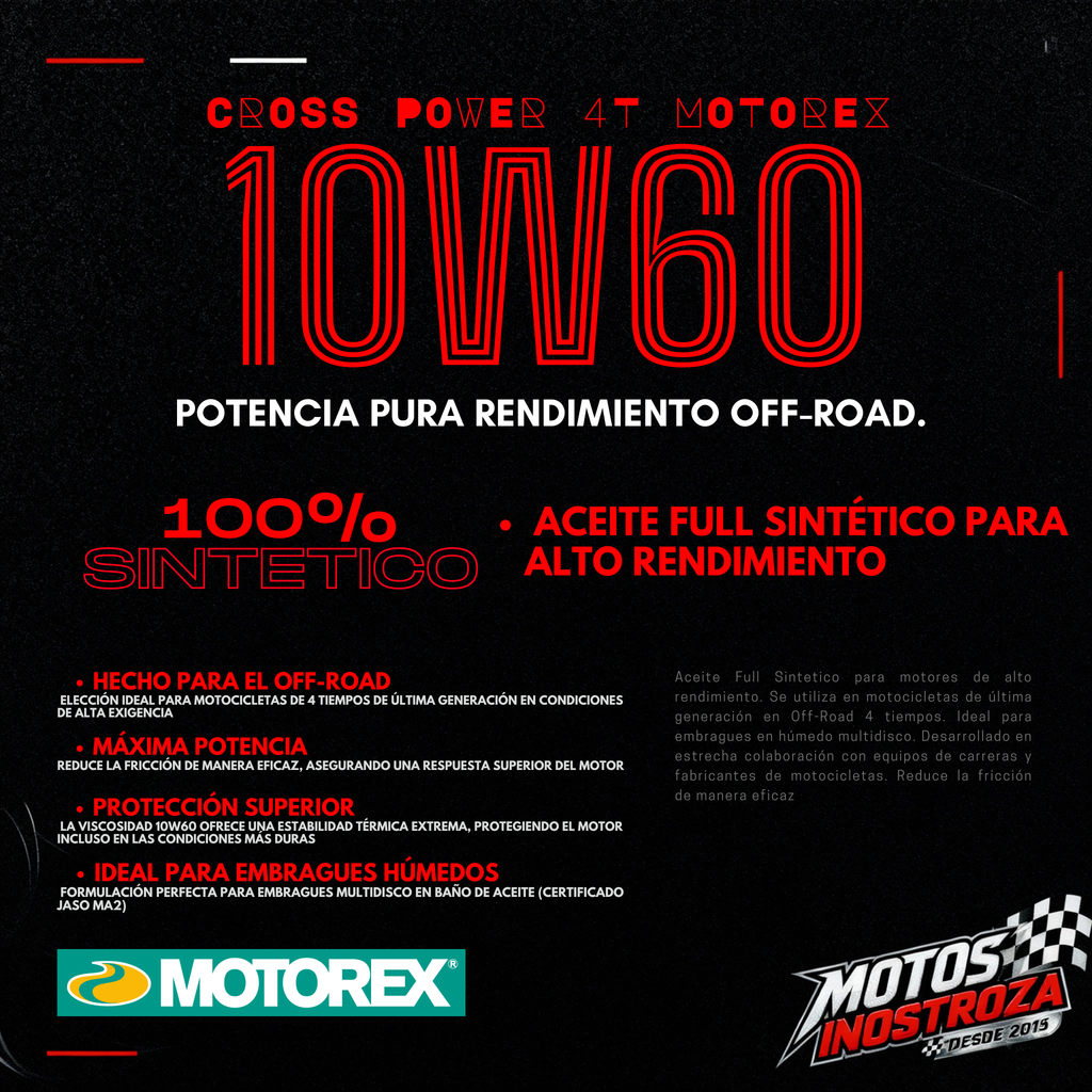 CROSS POWER 4T 10W/60