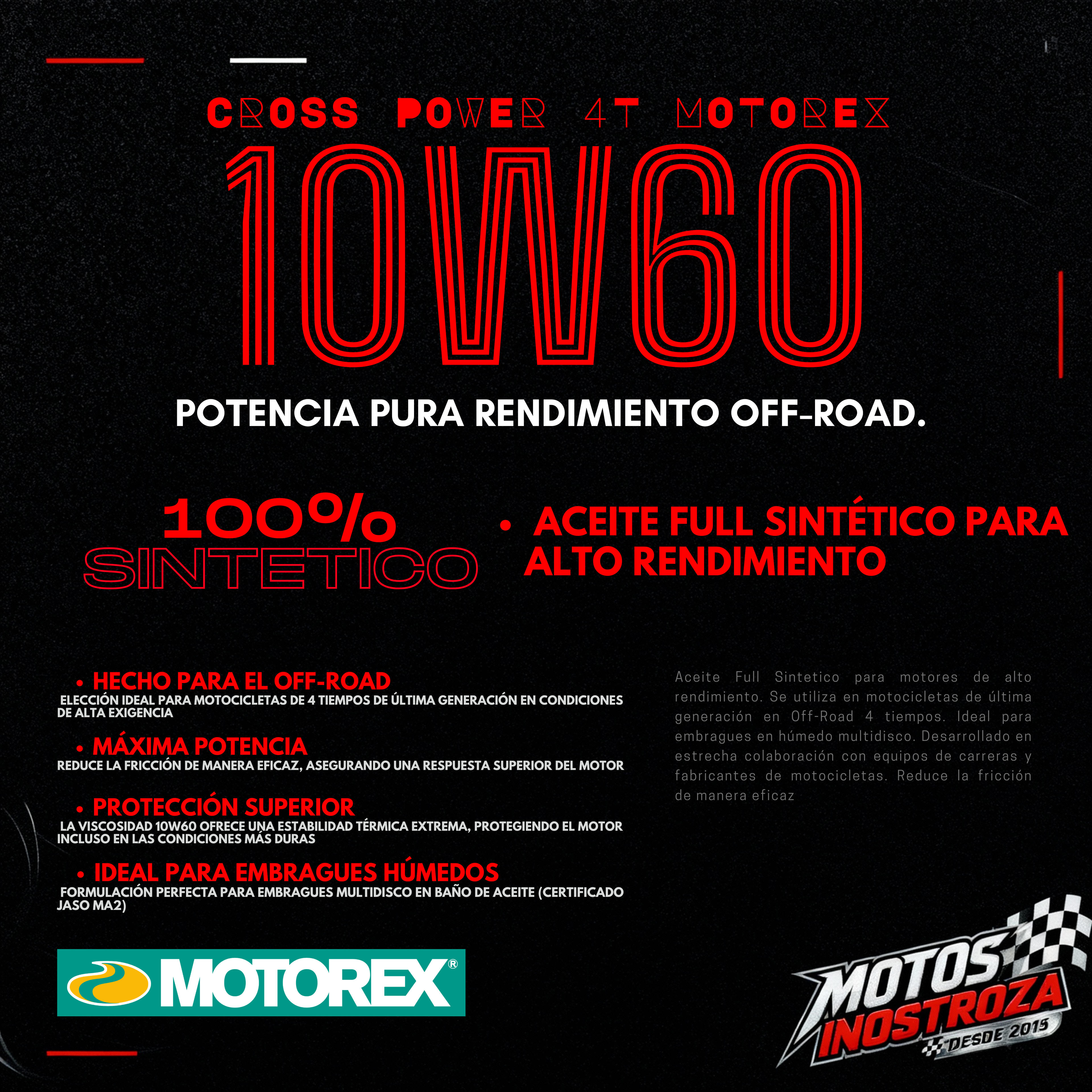 CROSS POWER 4T 10W/60