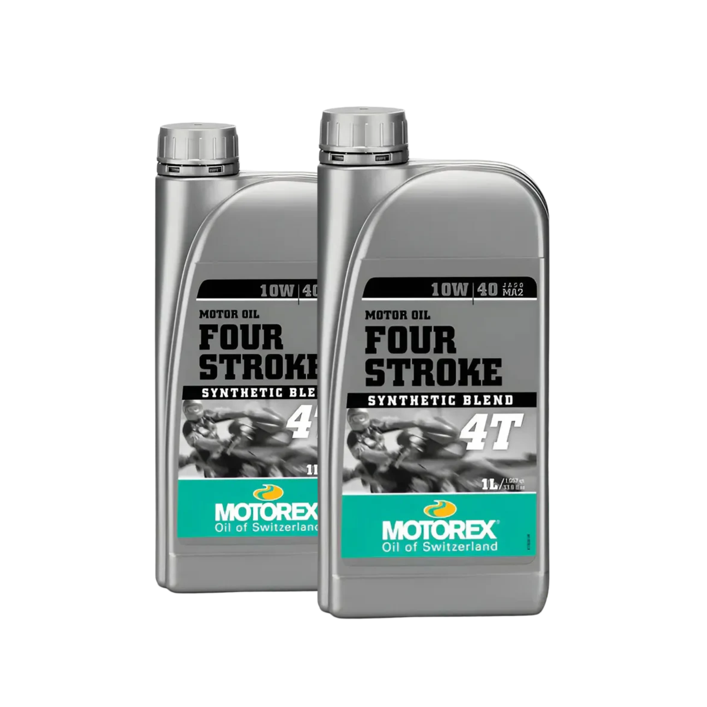 Pack 2 Aceites Motorex 10w40 1l Four Stroke Semi-sintético