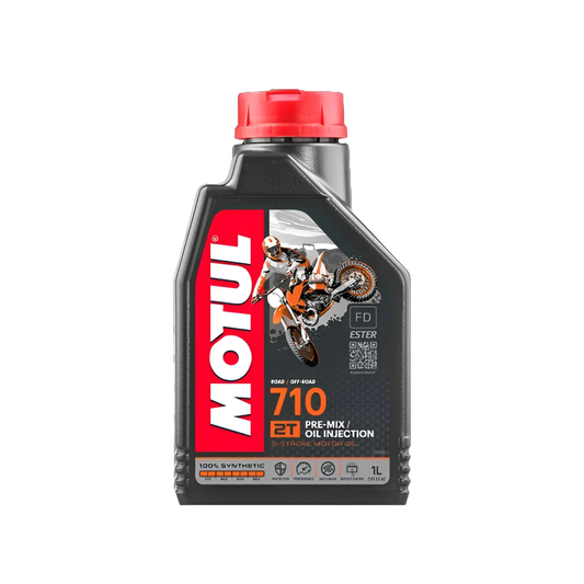 Aceite Motul Sintético 2t Para Motos Y Cuatriciclos 1l Eh