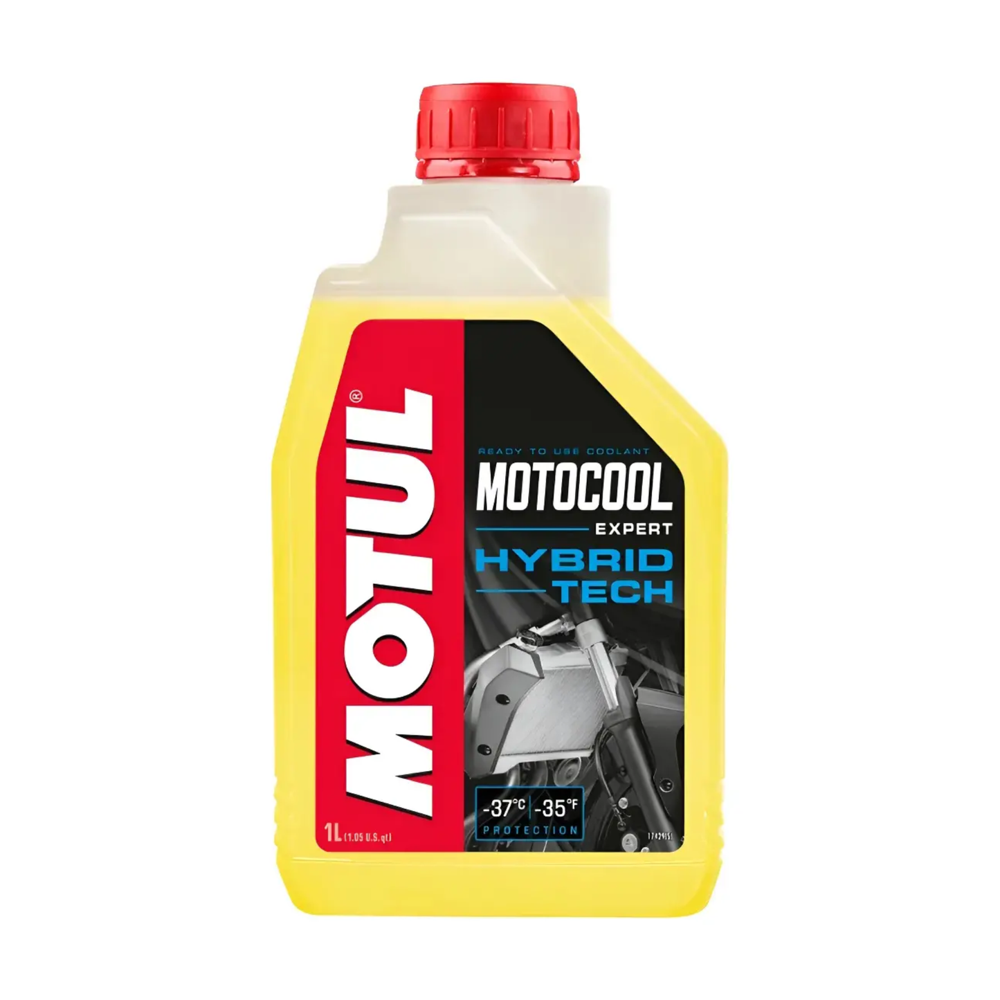 Refrigerante Motocool Expert 1L Motul Hybrid Tech Amarillo