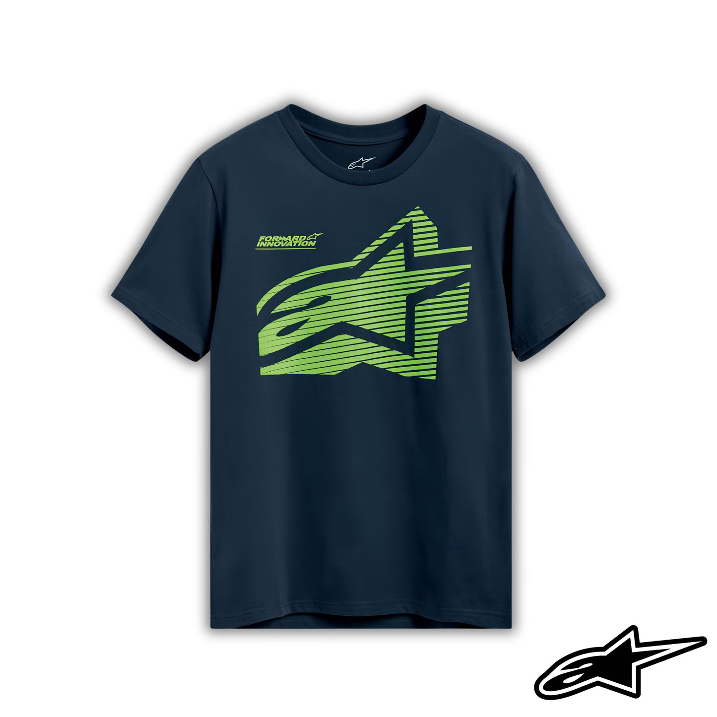 Polera Alpinestars Fasting SS CSF Azul Oscuro